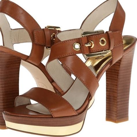 sandalias tacon michael kors|sandalias de michael kors.